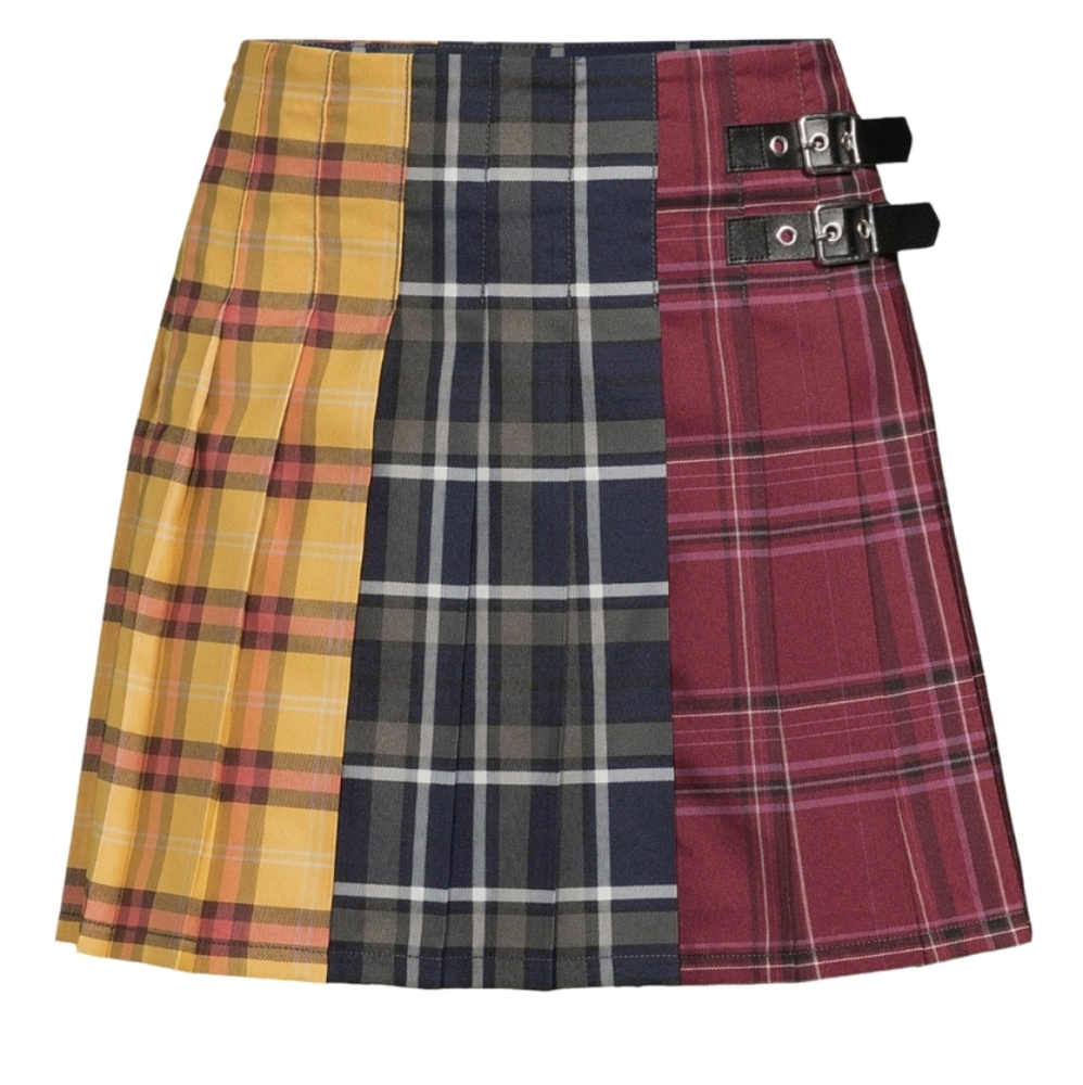 No boundaries academia pleated skirt